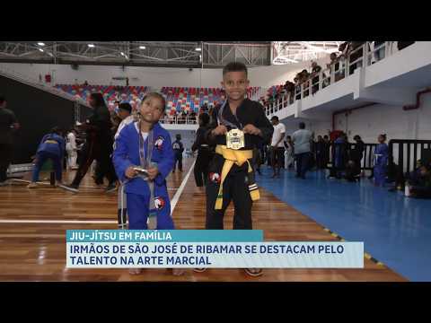 Irmãos de São José de Ribamar se destacam no jiu-jitsu