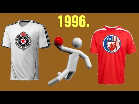 Handball 1996 RK PARTIZAN - RK CRVENA ZVEZDA Beograd rukomet balonmano red star