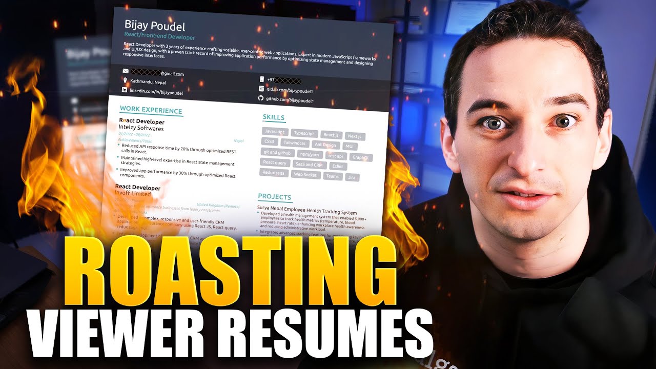 Ex-FAANG Software Engineer ROASTS Your Resumes