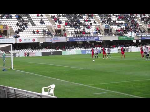 Penalty de Menudo. FC Cartagena - Mérida