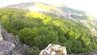 preview picture of video 'Klettern am Kallenfels Gipfelblick GoPro HD'