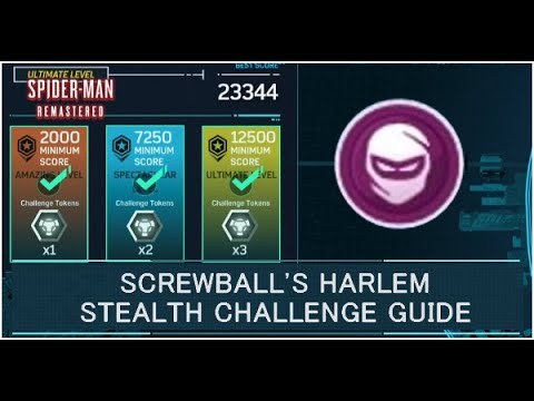 Screwball Harlem Stealth Challenge Tokens Guide | Spider Man Remastered