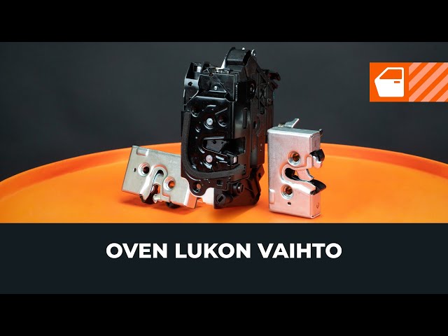 Katso video-opas kuinka vaihtaa Takaoven lukko OPEL FRONTERA-mallin