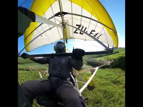 Cropspraying with Aquilla Microlight & ATC fly past King Shaka Airport, South Africa