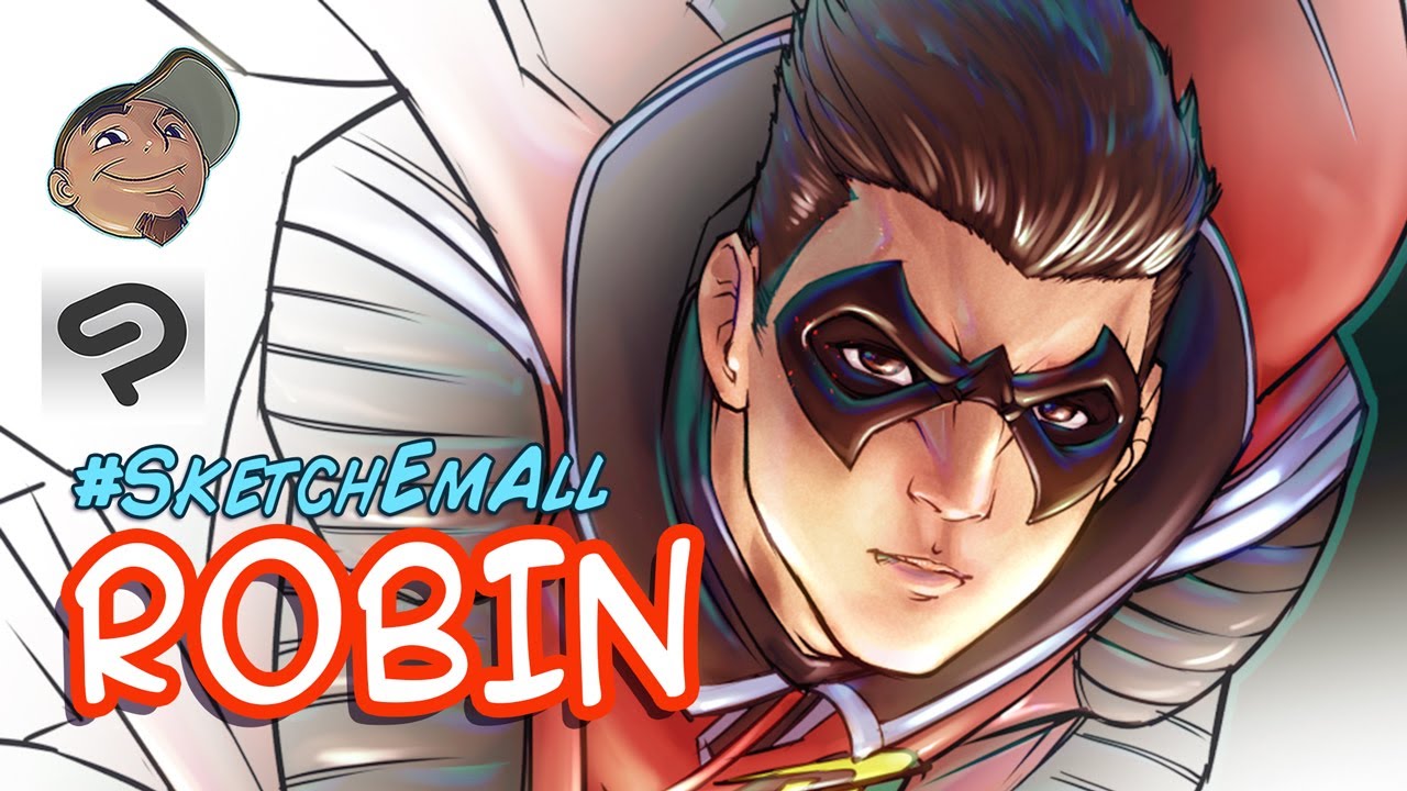 ROBIN #SketchEmAll | Gotham Knights | Tim Drake | Clip Studio Paint | Emmshin
