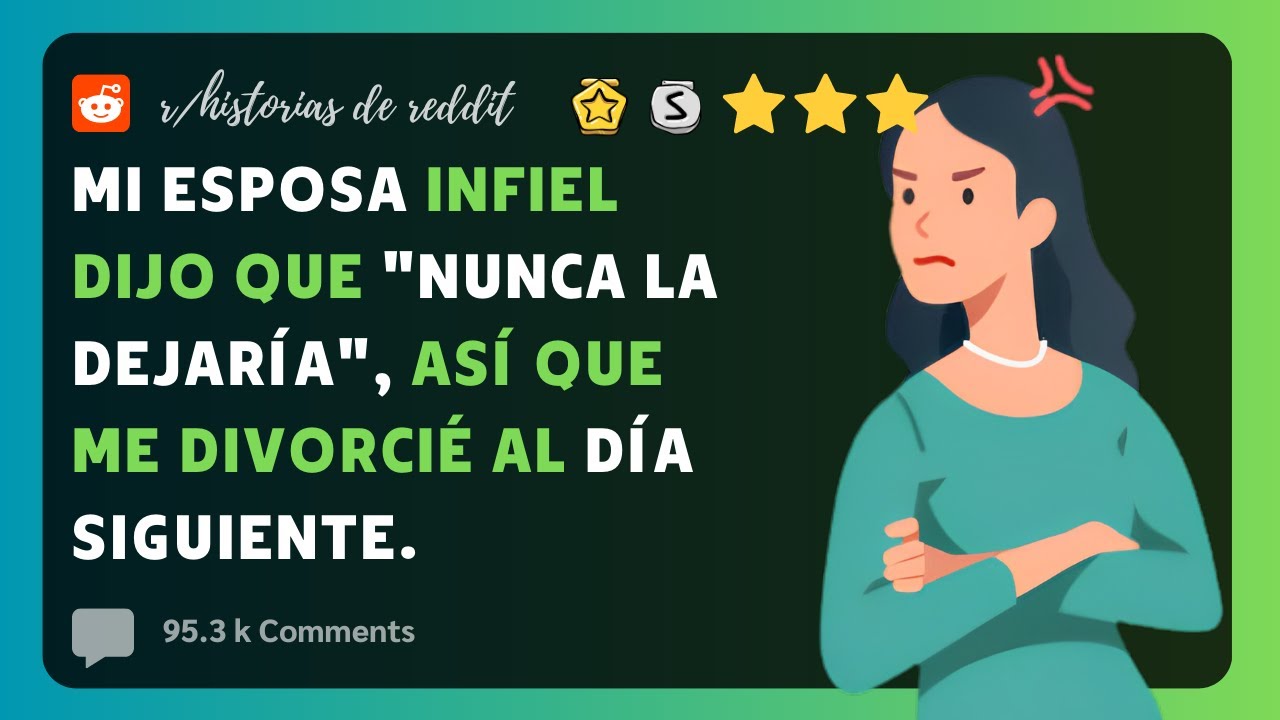 Mi esposa infiel dijo que "nunca la dejaría", así que me divorcie al día siguiente.