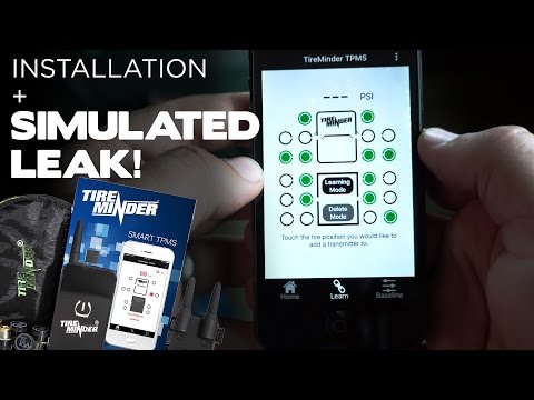 RV Tire Pressure Monitoring System Installation + SIMULATED LEAK!