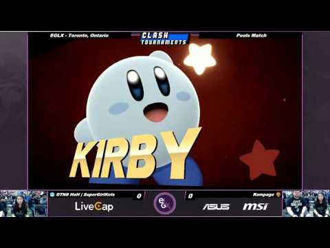 EGLX - SuperGirlKels (Kirby) vs Rampage (Captain Falcon) - Smash 4 Wii U