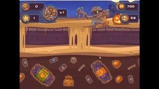 Mummy candies mouse skill game level1 to level3 complete score 2245