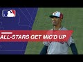 Players get mic'd up during the All-Star Game