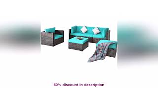 Why Everyone’s Talking About This Product! 6 Pieces Patio Conversation Set Outdoor Furniture Set R
