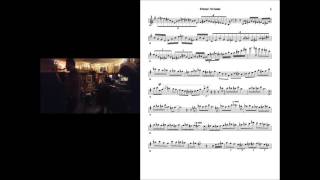 Chad Lefkowitz-Brown sits in with Mike Stern (transcription)