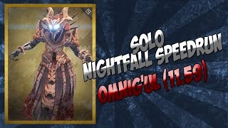Je Speedrun la Nuit Noire Solo #8.1 - Omnig&#39;ul (11mn59)