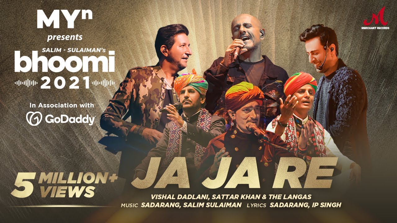 Ja Ja Re| Vishal Dadlani Sattar Khan Langa Lyrics