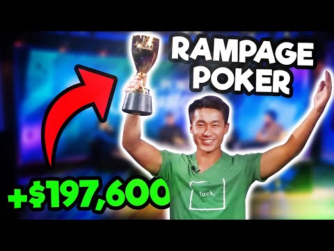 RAMPAGE Wins $197,600 & Becomes A POKER MASTER!