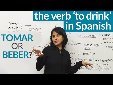 Do you say 'beber' or 'tomar' in Spanish? Video