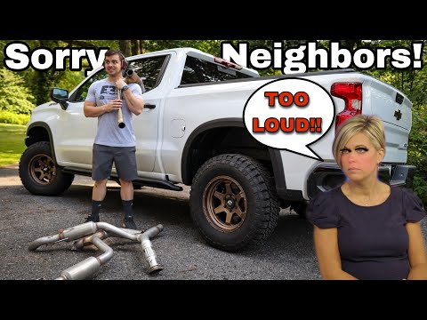 Installing and Testing the MOST EXPENSIVE Silverado ZR2 Exhaust!