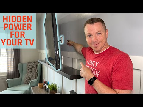 How to Add an Electrical Outlet for a Wall Mounted TV ...
