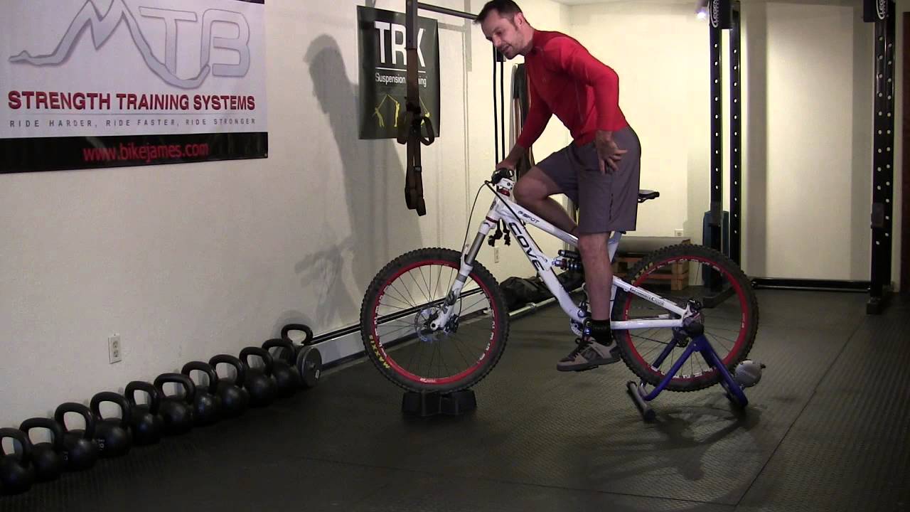 How to get rid of pedal bob while standing up to pedal your mountain bike.