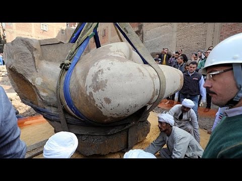 مصر استكمال انتشال تمثال رمسيس الثاني