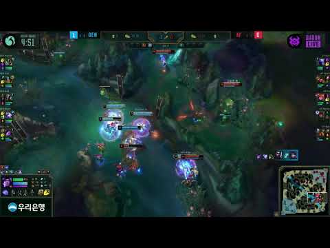 Gen BDD 5 man Ekko stun (LCK) GEN vs AF