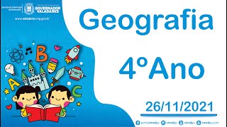 Instrumentos de Orientação - Geografia   4º Ano - 26/11/2021