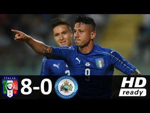 Italy vs San Marino 8-0 - All Goals & Highlights - International Friendly 31/05/2017 HD