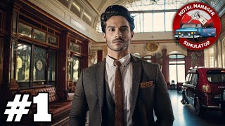 AMERİKAN TARZI MOTEL İŞLETME OYUNU / Motel Manager Simulator Türkçe Oynanış - Bö