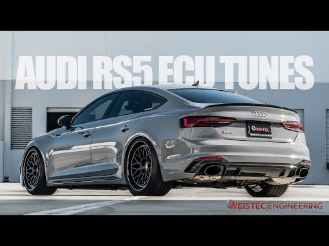 Audi RS5 with W.2 ECU Tune and Optional Pops and Bangs