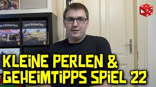 Kleine Perlen & Geheimtipps der SPIEL 22 auf die ich neugierig bin - abseits des Mainstreams