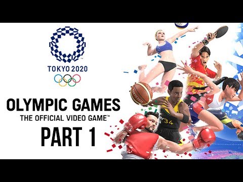 TOKYO 2020 Olympics Video Game Gameplay Part 1 - 100M SPRINT / HAMMER THROW / LONG JUMP