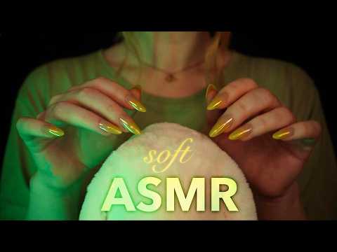 ASMR | "Relax" super soft Scratching & Whispering - Fuzzy Sounds, Blue Yeti