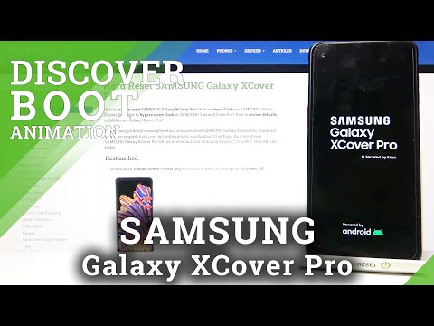 SAMSUNG Galaxy XCover Pro Boot Animation and Sound
