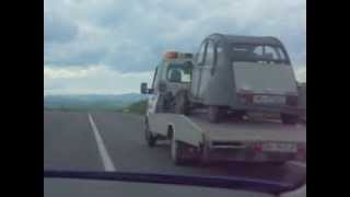 preview picture of video 'DEPASIRE PERICULOASA VW GOLF CRAZY OVERTAKING E60 ROMANIA'