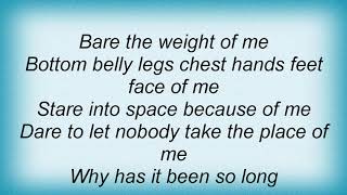 Sophie B. Hawkins - Bare The Weight Of Me Lyrics