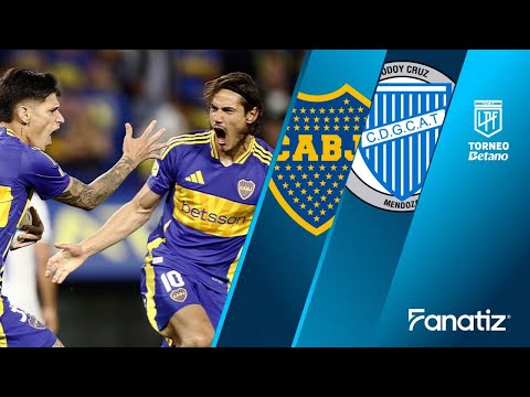 Boca Juniors 4-1 Godoy Cruz - Game Highlights  | #TorneoBetano 2024