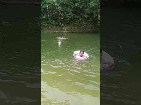 Napo Tena mi linda  Amozonia 💚🏞️ rio Pano 🏊🧒