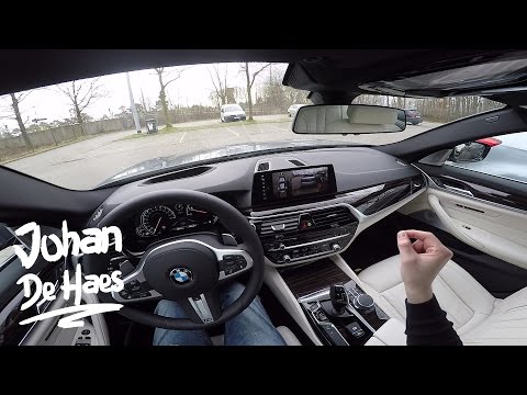 2017 BMW 5 Series 540i 340 hp POV Test Drive
