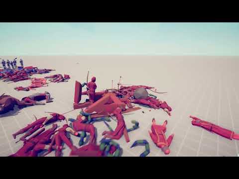 Medieval team vs Ancient team | TABS - Totally Accurate Battle Simulator | 4K