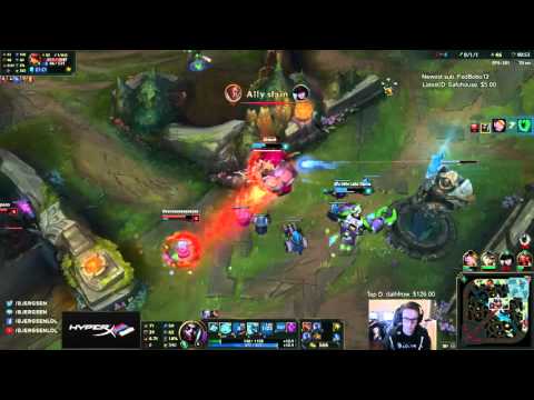 Bjergsen vs Overs - Ekko vs Annie Mid - League of Legends