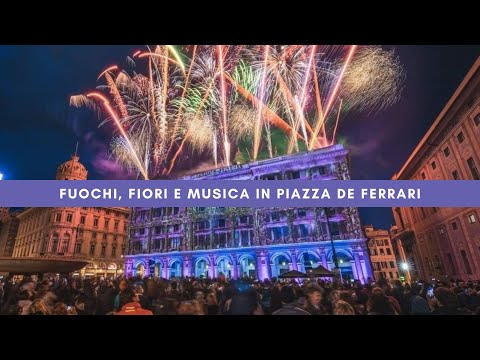 Fiori, musica e fuochi d'artificio in Piazza De Ferrari: lo spettacolo piromusicale su Primocanale