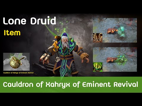 Dota2 Lone Druid Cauldron of Xahryx of Eminent Revival Item