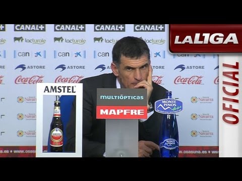 Rueda de Prensa de Mendilíbar tras el Osasuna (1-0) Celta de Vigo - HD