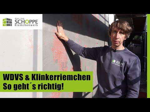 WDVS - wir erklären was das ist - am Beispiel einer Hausfassade mit Klinkerriemchen