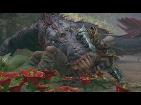 GoW Ragnarök - GmGoW - Dreki duo - Kratos sets the 2nd one on 🔥🔥 - Freya shoots two arrows at once