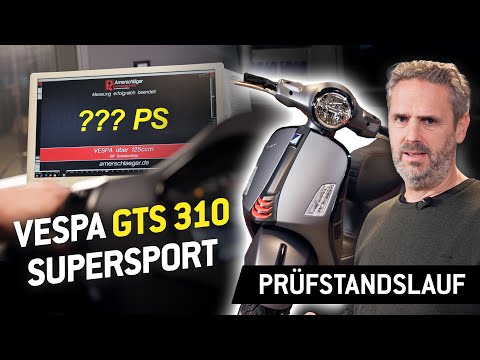 New Vespa GTS 310 Supersport: Presentation & Performance test - How powerful is it?