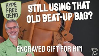 His Name Pressed Into the Leather - Kordelia Dopp Kit