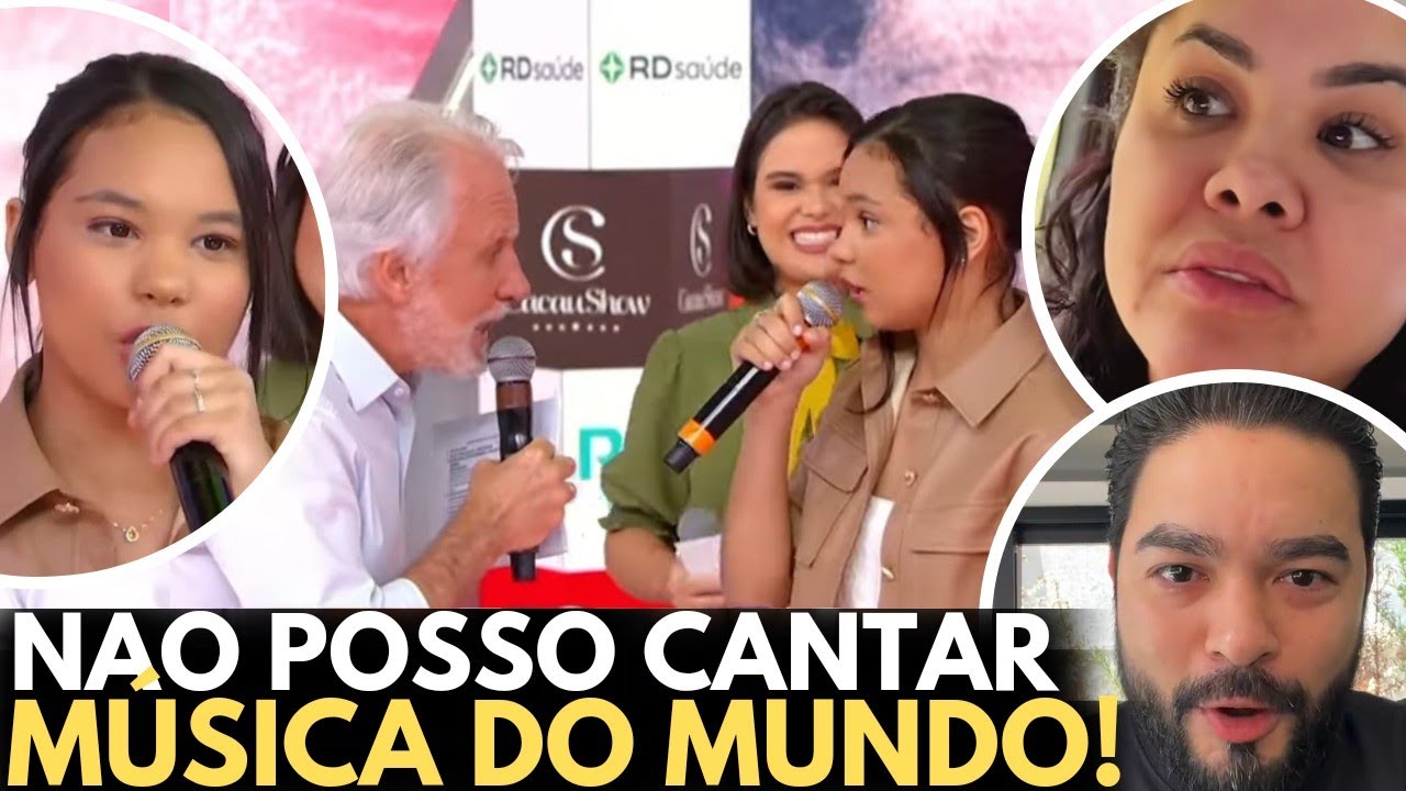 Maria Marçal se nega a cantar música de Zezé di Camargo no Teleton- Cassiane fala de música secular