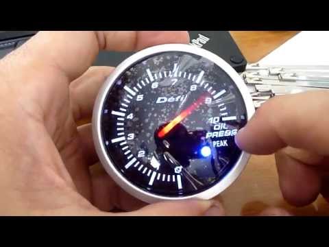 Defi Style BF Oil Pressure Gauge