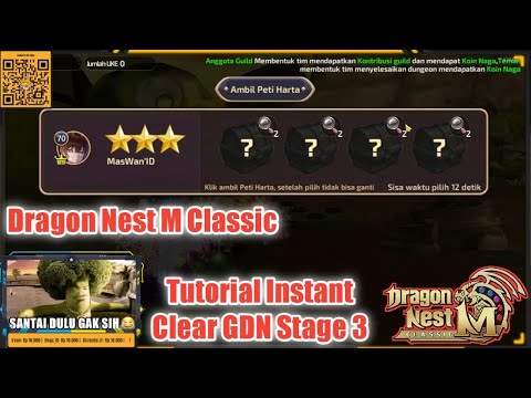 Trick or BUG!? Tutorial Instant Clear GDN Stage 3 Dragon Nest M Classic